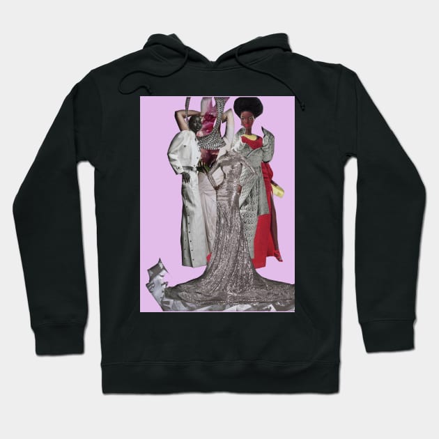 Black Barbies & Representation Hoodie by MonsoonartsbyM